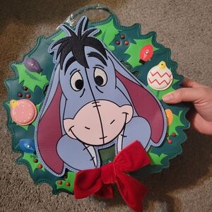 Eeyore Holiday Backpack with Red Bow